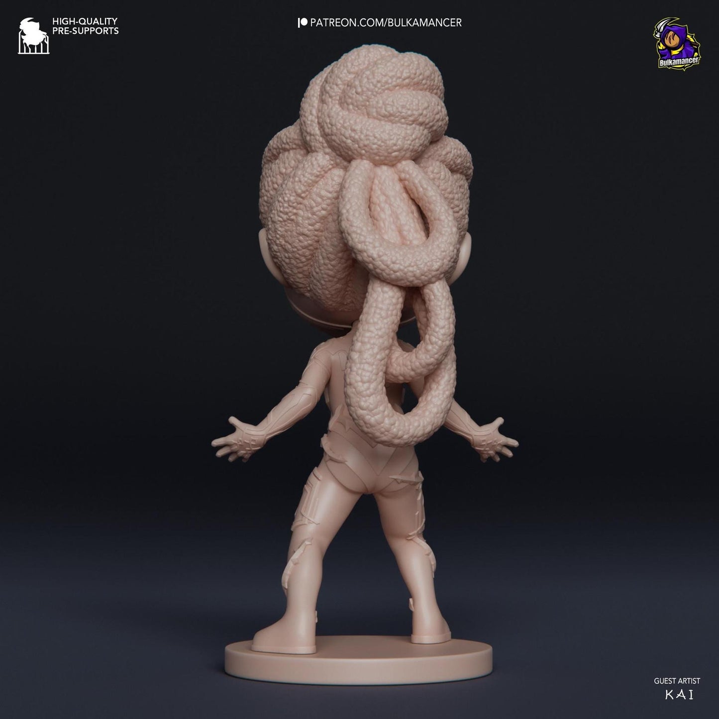 Chibi Sly Mage, Mel | Resin Garage Kit Sculpture Anime Video Game Fan Art Statue | Bulkamancer Sculpts