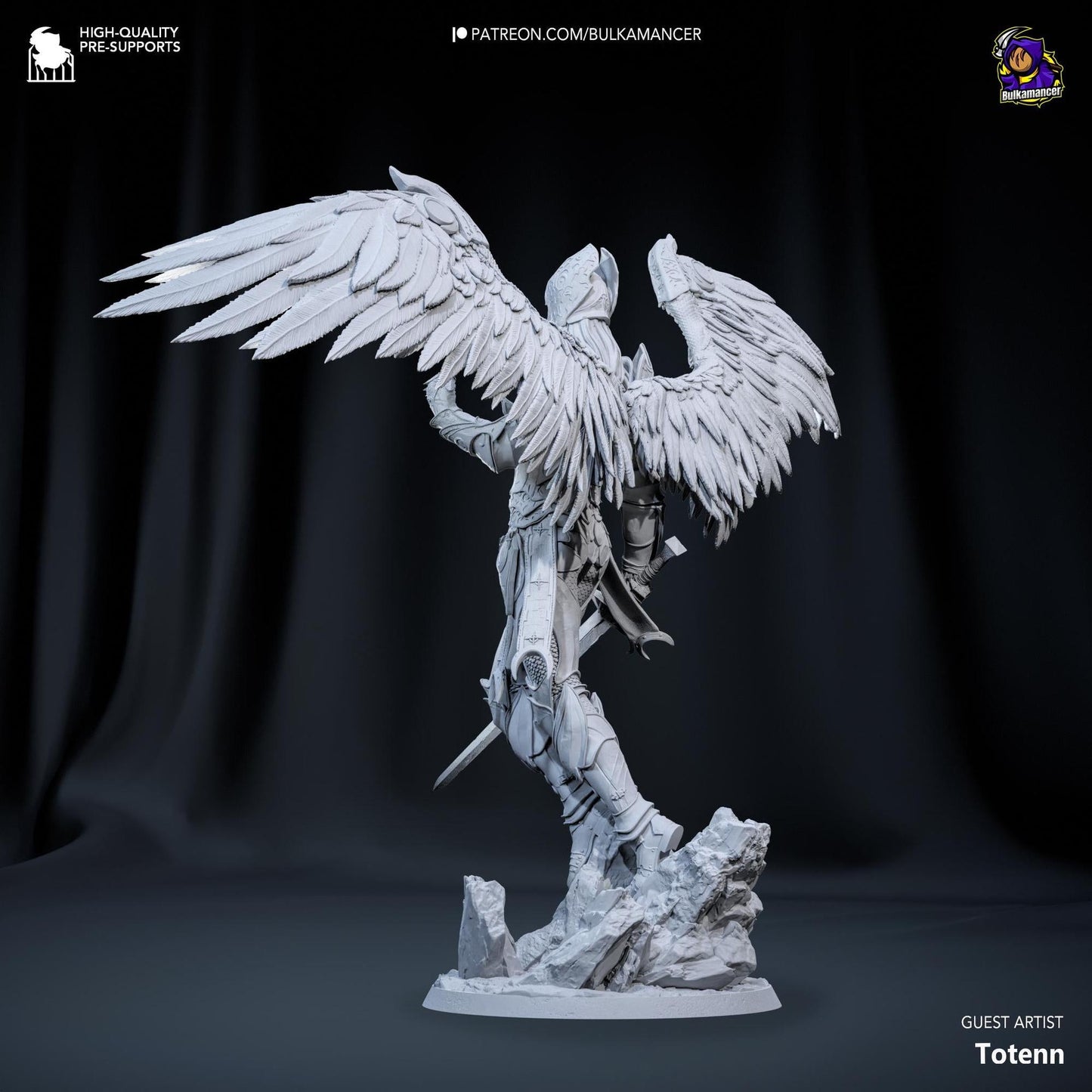 Resplendent Paladin | Resin Garage Kit Sculpture Anime Video Game Fan Art Statue | Bulkamancer Sculpts