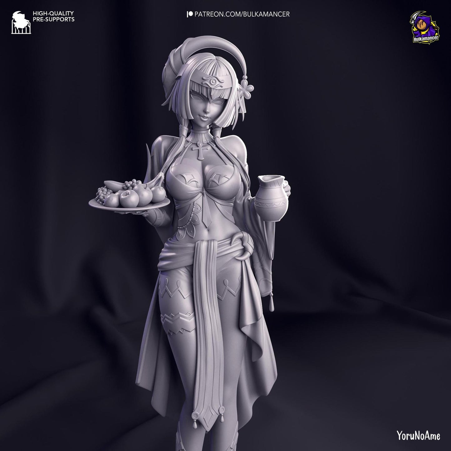 Shieldmaiden on Break | Resin Garage Kit Sculpture Anime Video Game Fan Art Statue | Bulkamancer Sculpts