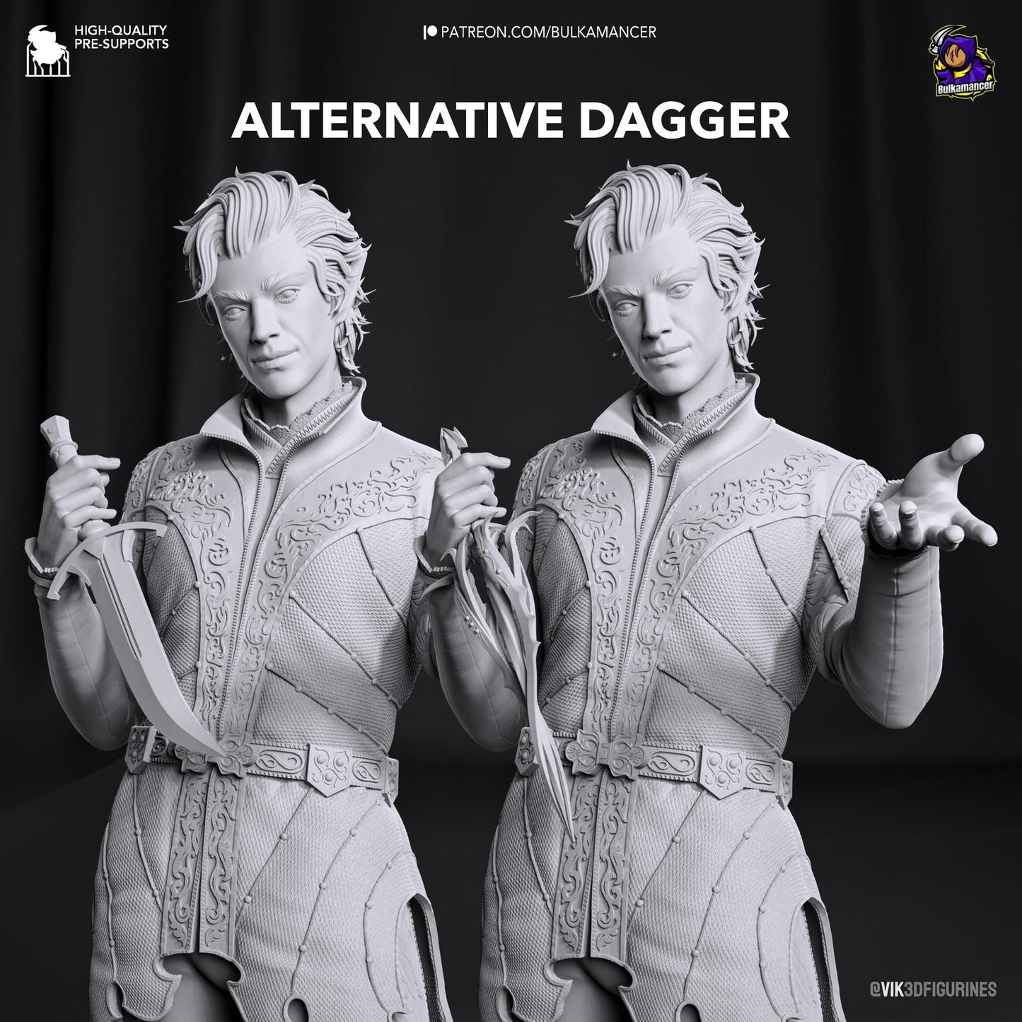 Vampire Survivor | Resin Garage Kit Sculpture Anime Video Game Fan Art Statue | Bulkamancer Sculpts