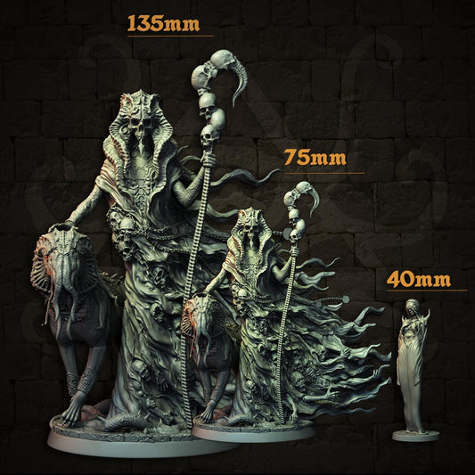 Cult of Nyarlathotep Collection | Shantak, Cultists, Lovecraft, Elder God | D&D Cosmic Horror Fantasy | NS Miniatures