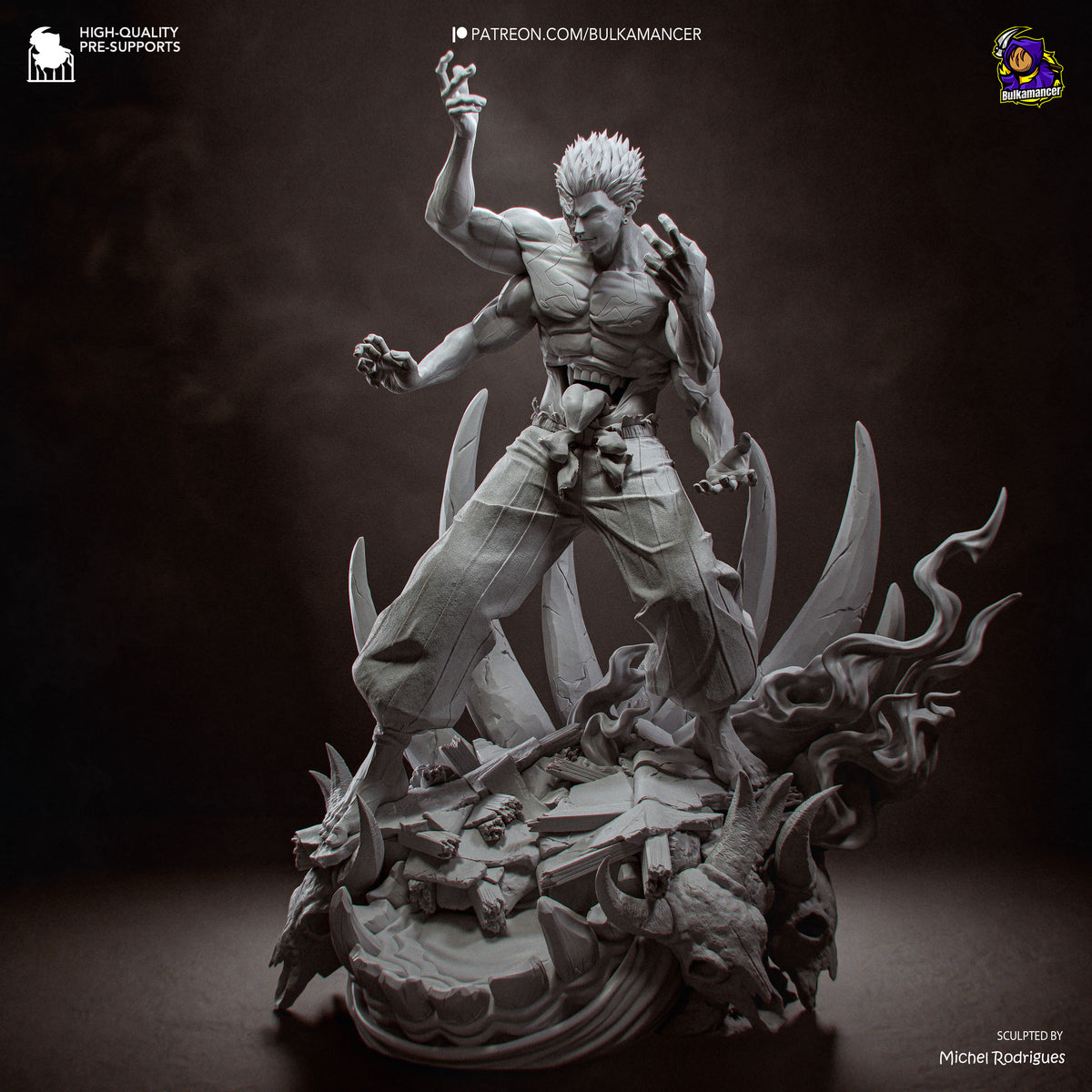 King of Curses | Resin Garage Kit Figure | Bulkamancer Sculpts
