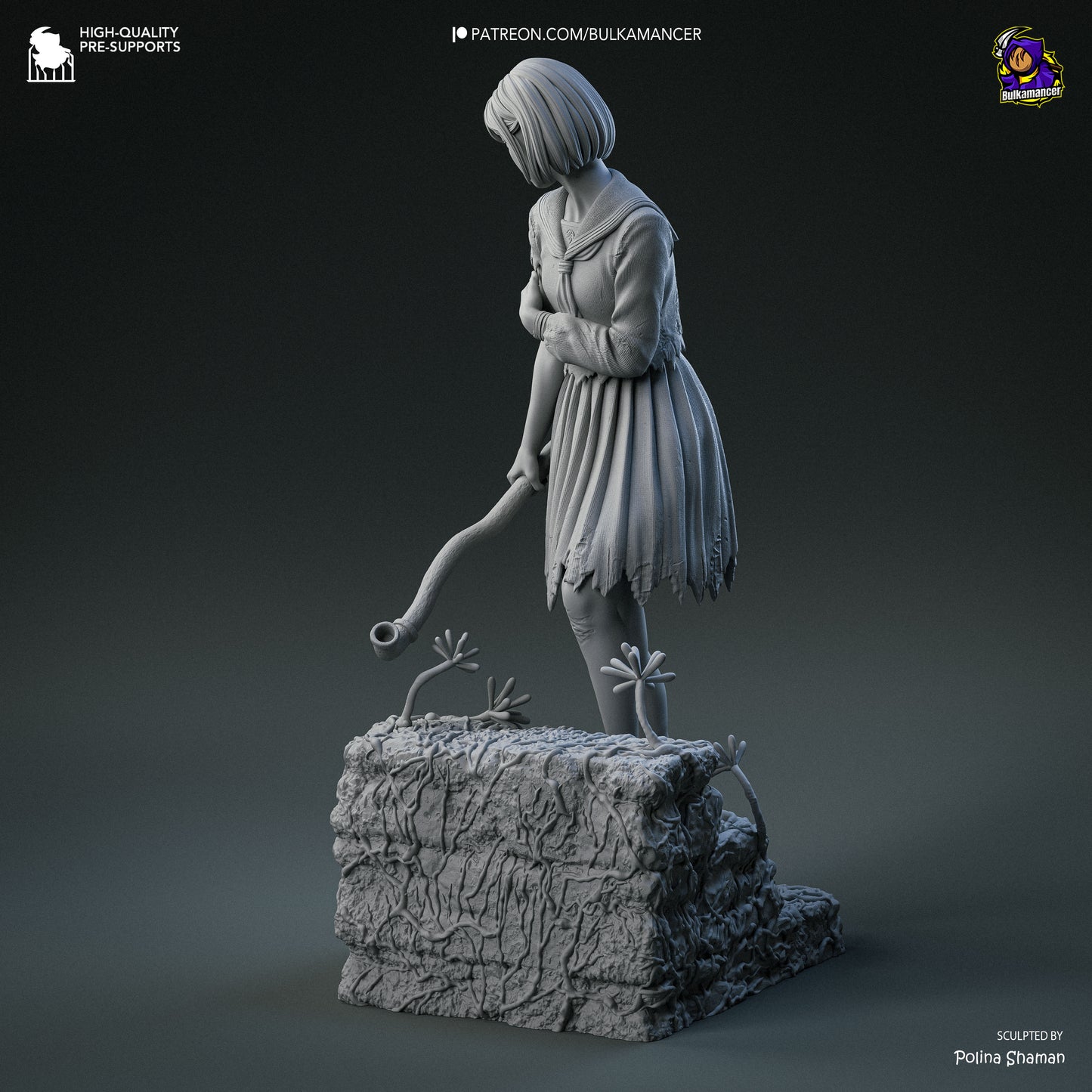 Not Dead | Resin Garage Kit Figure Game Fan Art | Bulkamancer Sculpts