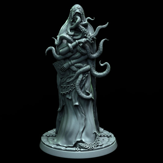 Cult of Cthulhu The Chosen Cultist 75mm | Cultist, Lovecraft, Elder God | D&D Cosmic Horror Fantasy | NS Miniatures