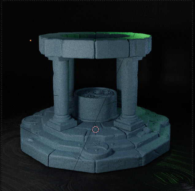 Lunar Shrine Terrain | Tabletop Gaming Mini | TPKLab