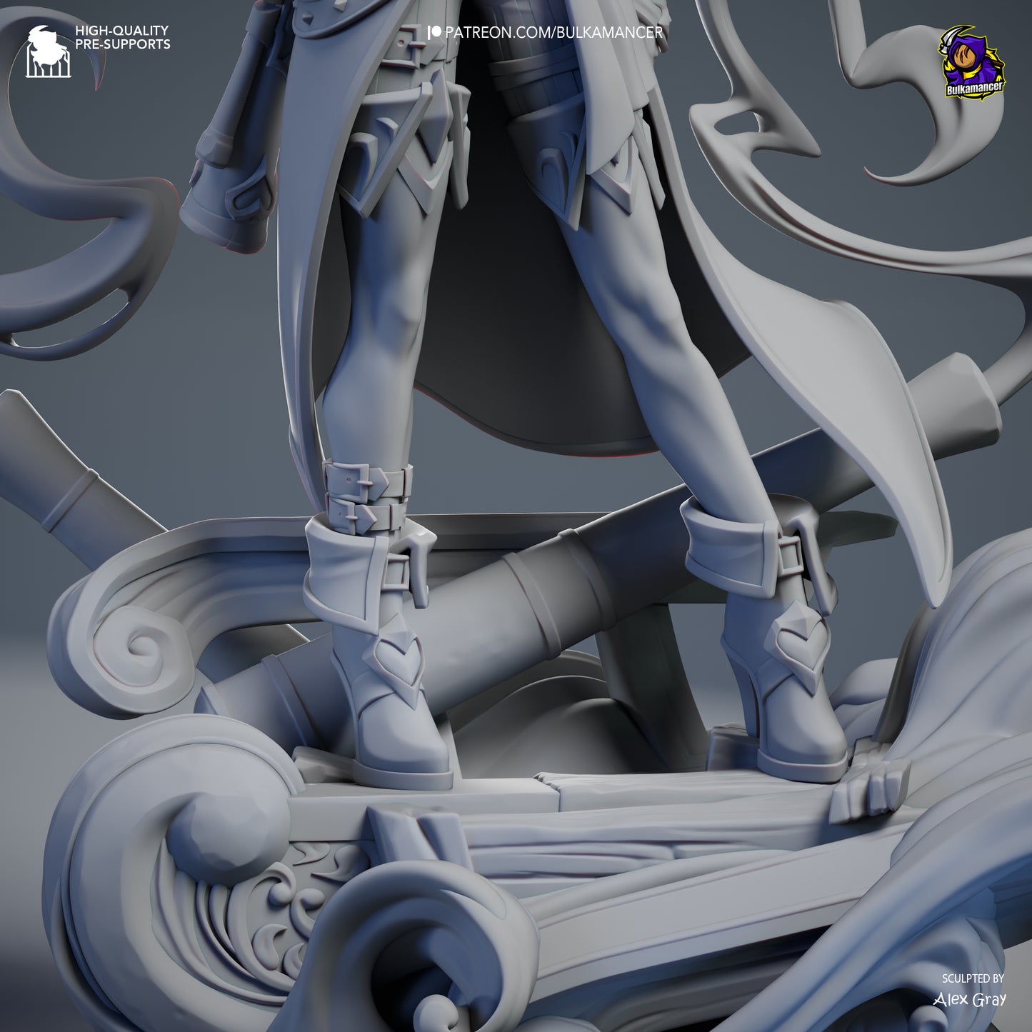 Ruined Luck | Resin Garage Kit Figure Game Fan Art | Bulkamancer Sculpts