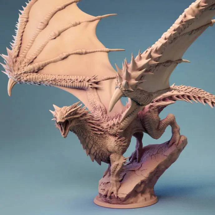 Young Red Dragon | D&D TTRPG Dragon Monster Miniature | Rescale Miniatures