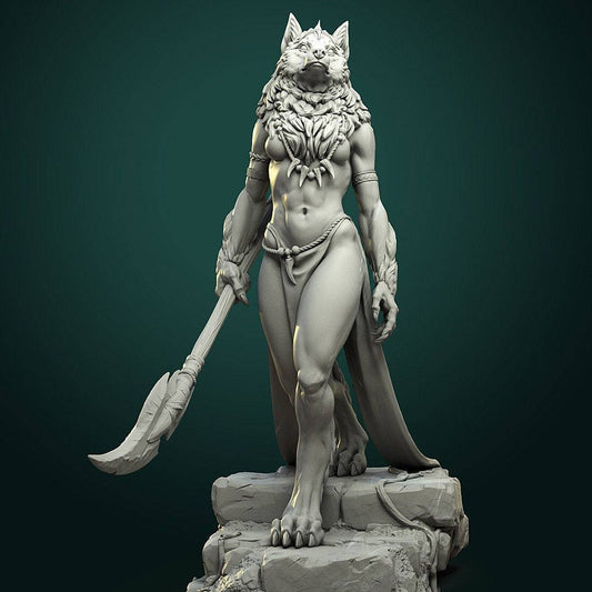 Oleana, Werewolf Queen | Display Miniature | White Werewolf Tavern