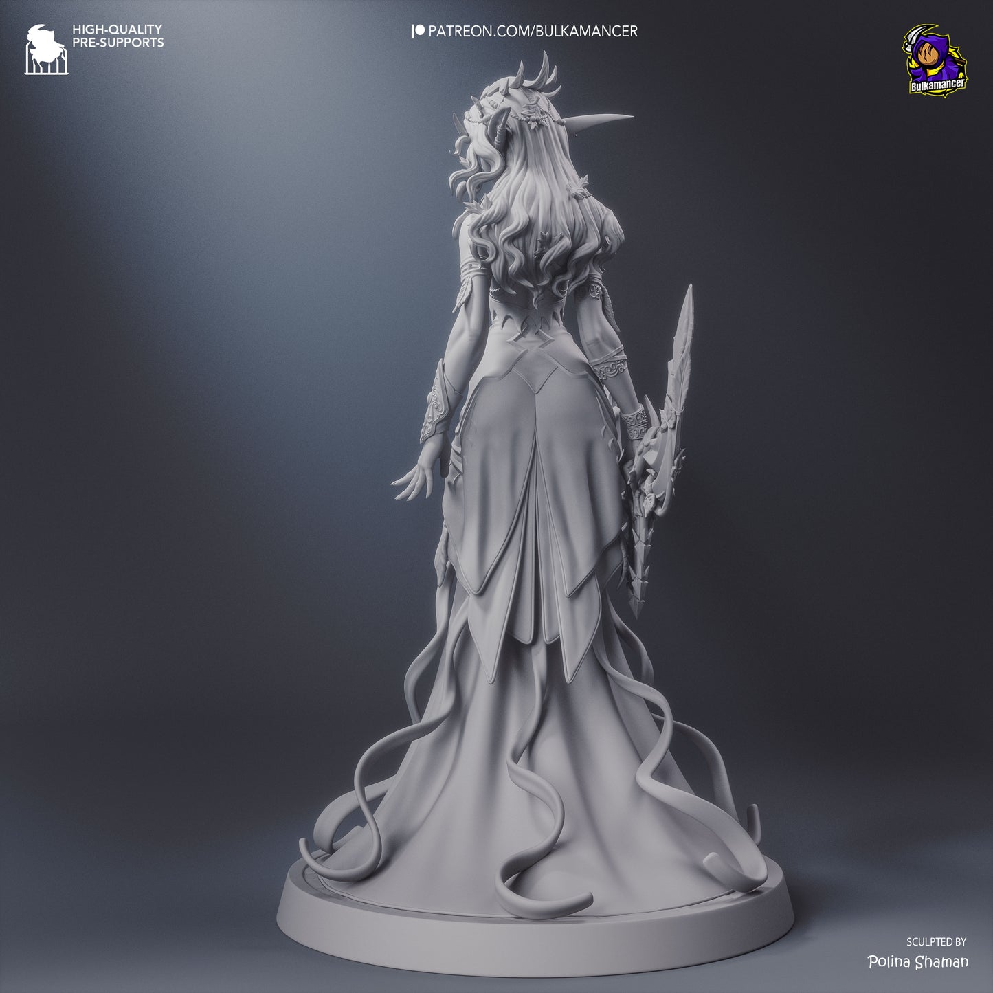Wind Whisper | Resin Garage Kit Figure Game Fan Art | Bulkamancer Sculpts