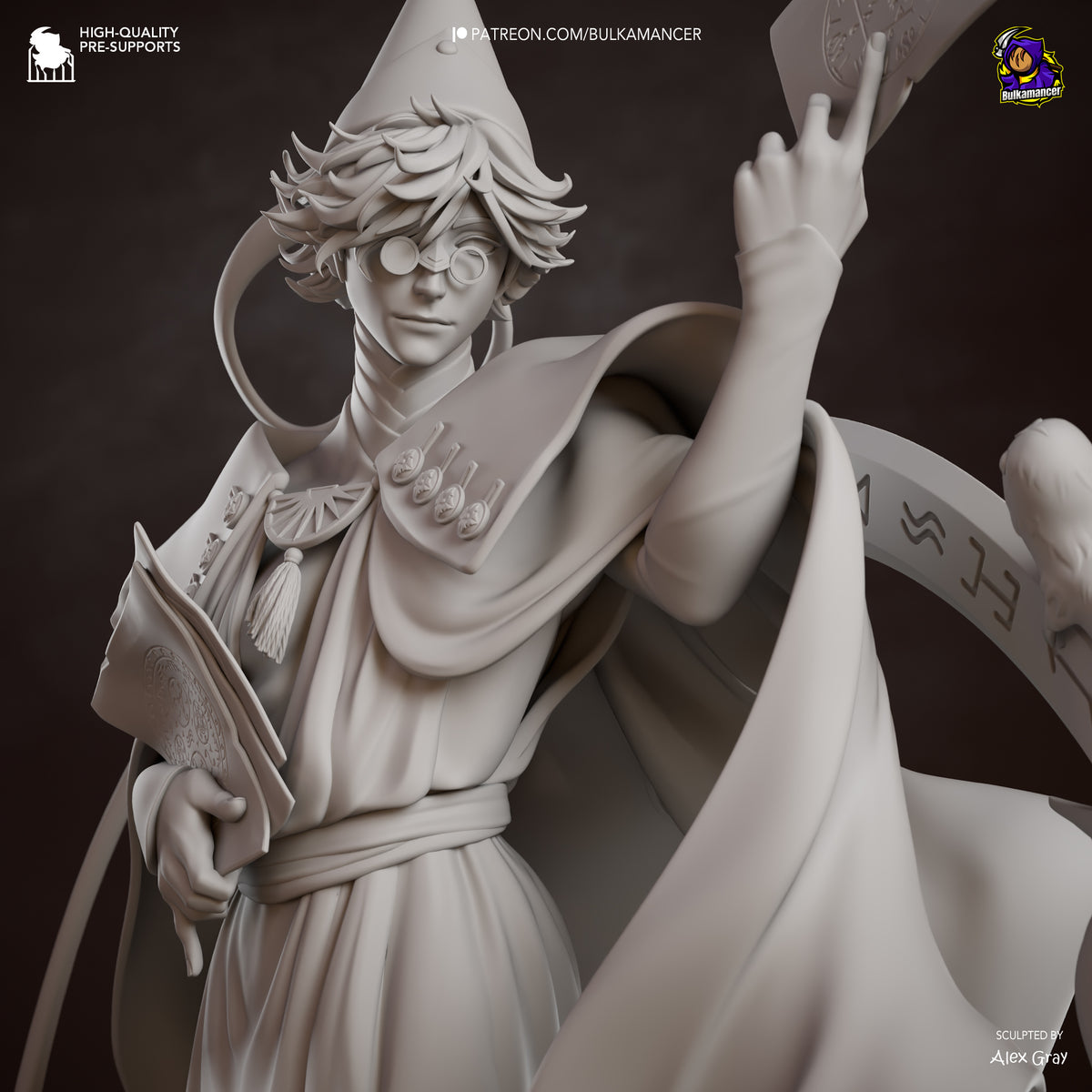 Witch Mentor | Resin Garage Kit Figure | Bulkamancer Sculpts