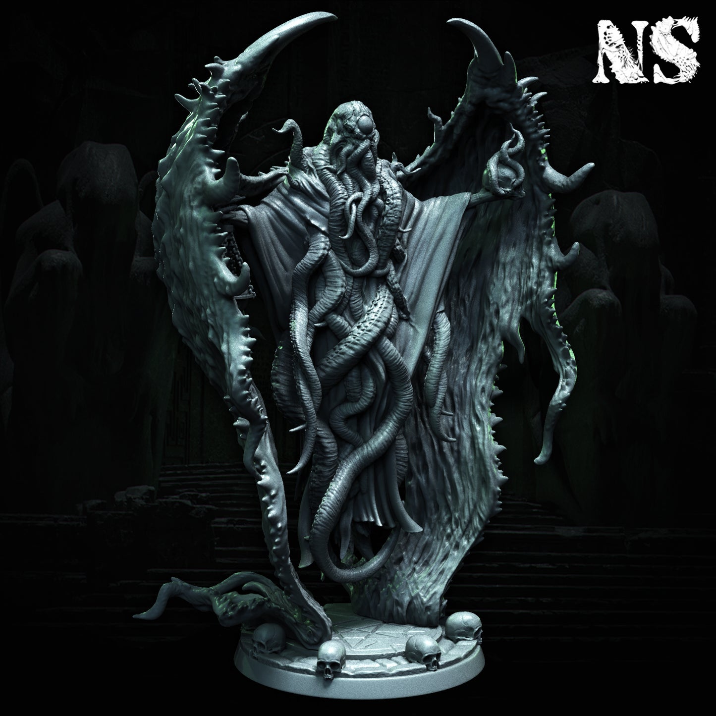 Cult of Cthulhu The Prophet 75mm | Cultist, Lovecraft, Elder God | D&D Cosmic Horror Fantasy | NS Miniatures