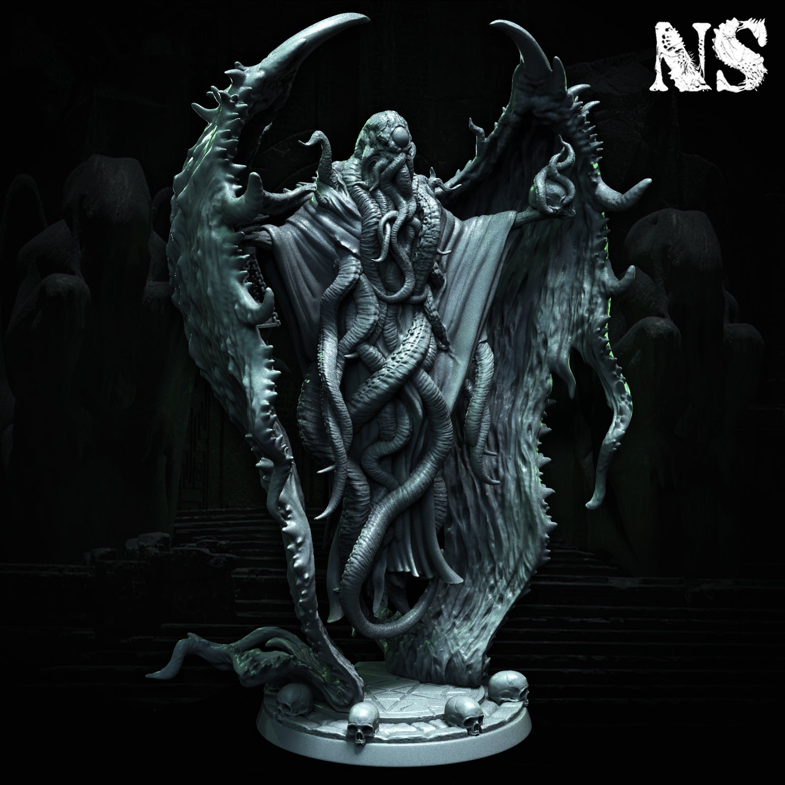 Cult of Cthulhu The Prophet 75mm | Cultist, Lovecraft, Elder God | D&D Cosmic Horror Fantasy | NS Miniatures