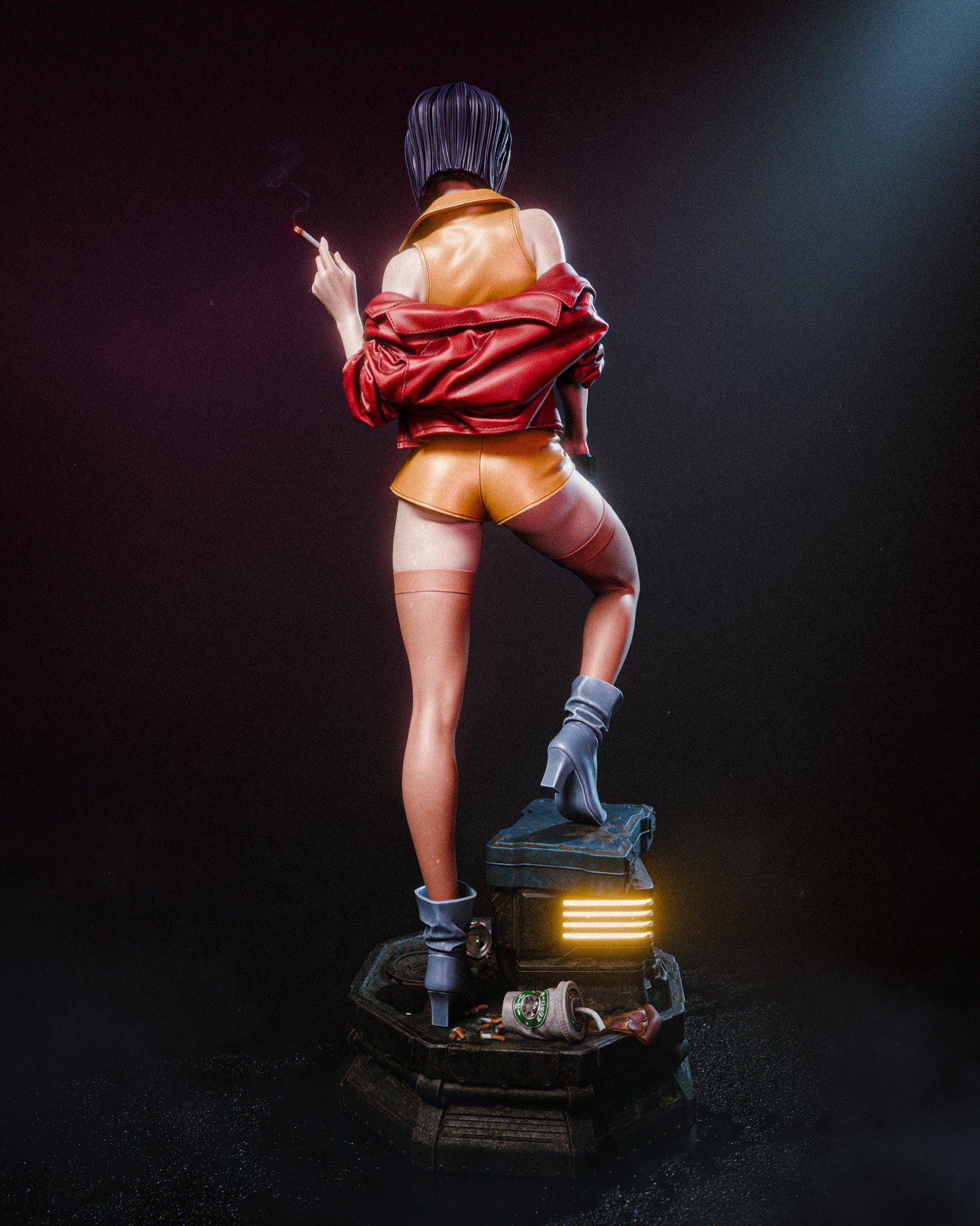 1:12 Glamorous Space Rogue | 3D Printed Resin Garage Kit Figure | CA 3D Studios