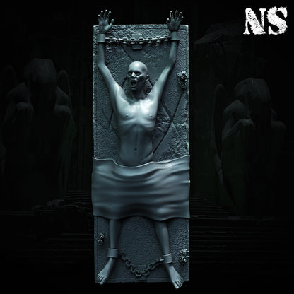 Cult of Cthulhu The Great Offering 75mm | Cultist, Lovecraft, Elder God, Altar | D&D Cosmic Horror Fantasy | NS Miniatures