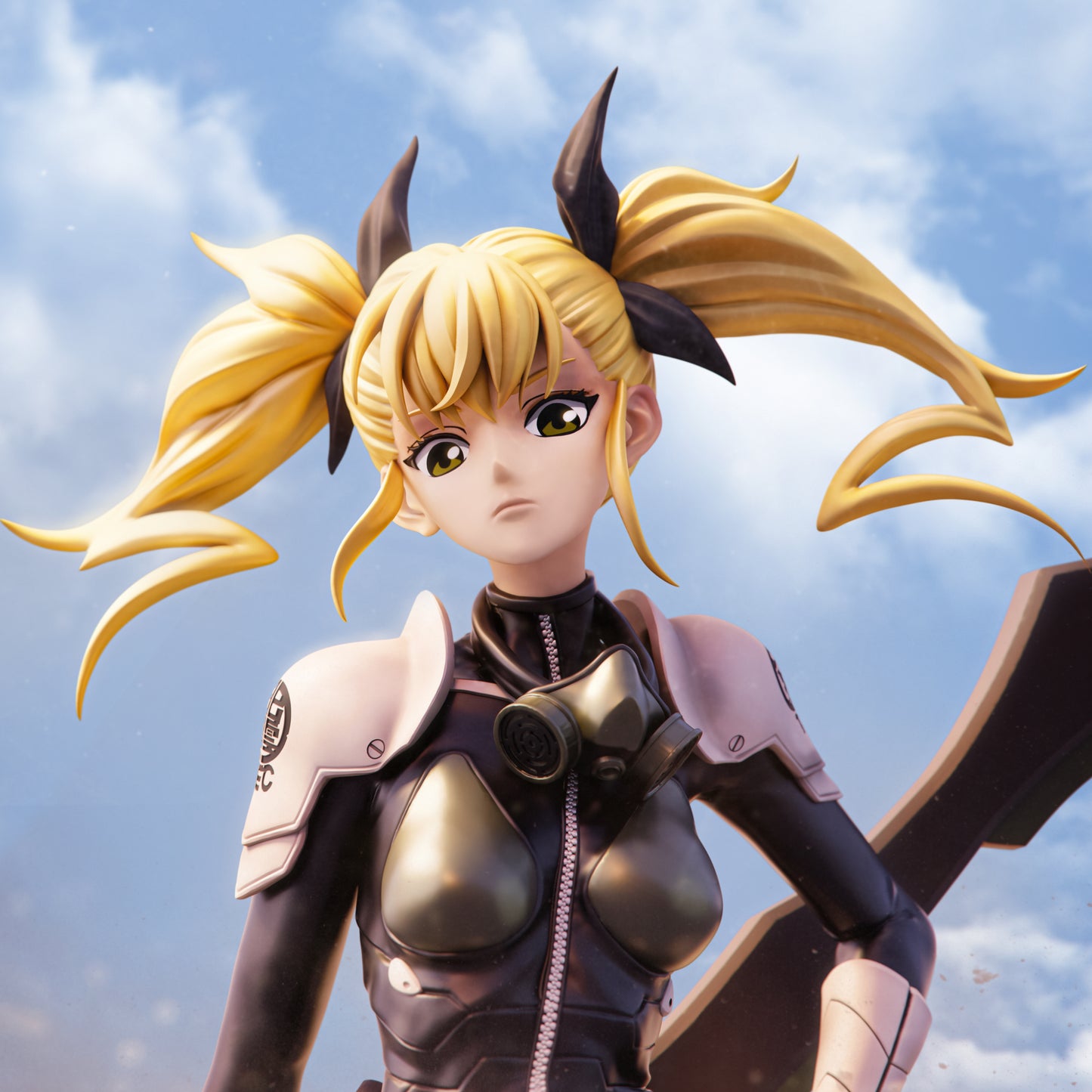 1:12 Axe-Wielding Kaiju Fighter | 3D Printed Resin Garage Kit Figure | CA 3D Studios