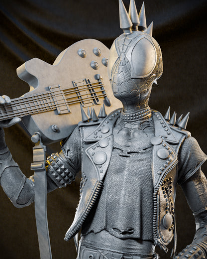 1:12 Punk Rebel Hero | 3D Printed Resin Garage Kit Figure | CA 3D Studios