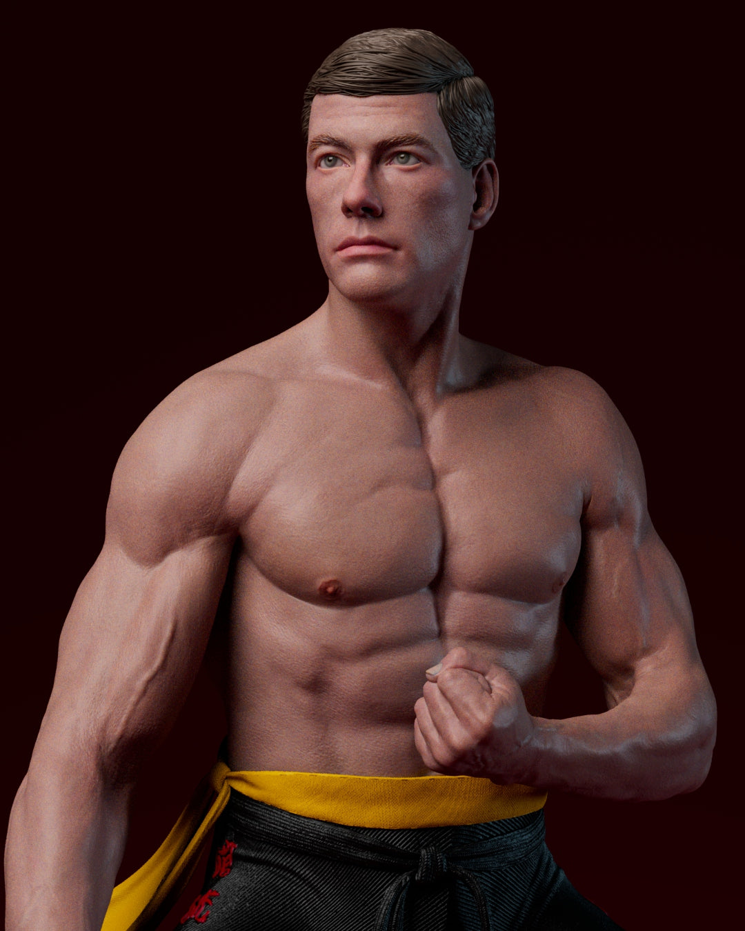 1:12 Underground Tournament Fighter | 3D Printed Resin Garage Kit Figure | CA 3D Studios