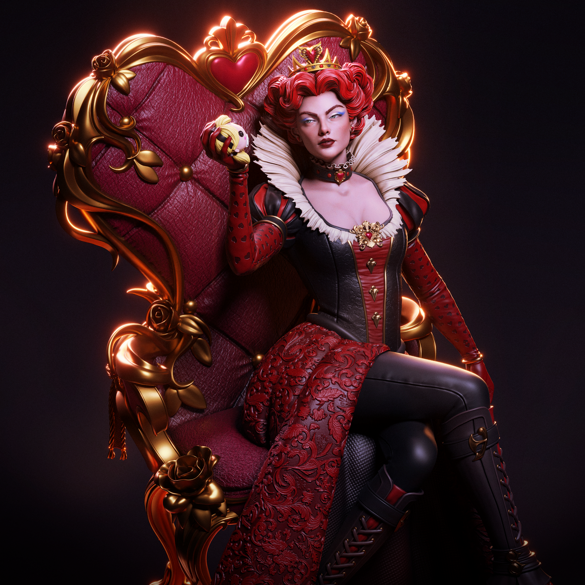 1:12 La Gran Matriarca del Inframundo | Figura en kit de resina impresa en 3D | CA 3D Studios
