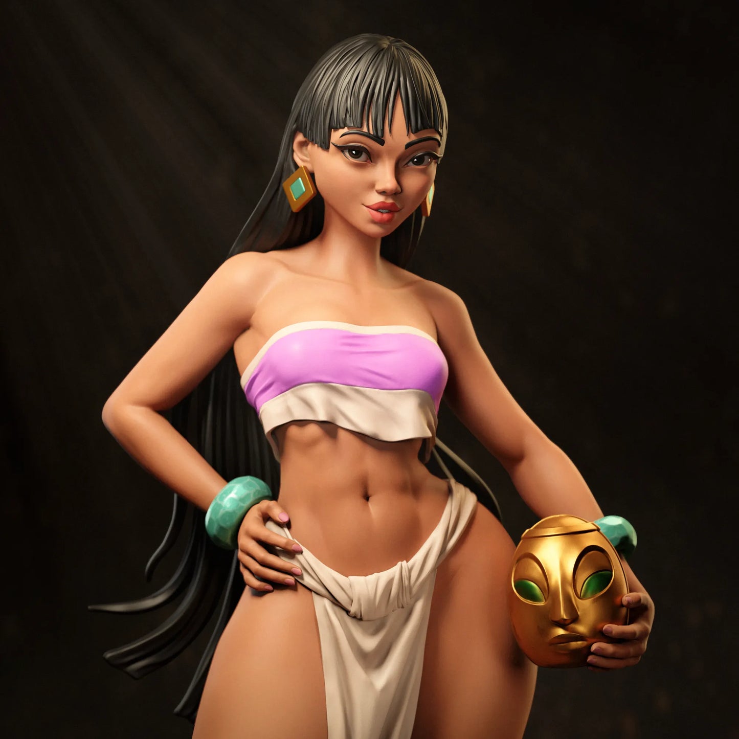 1:12 El Dorado’s Gem | Resin Garage Kit Figure Movie Fan Art | CA 3D Studios