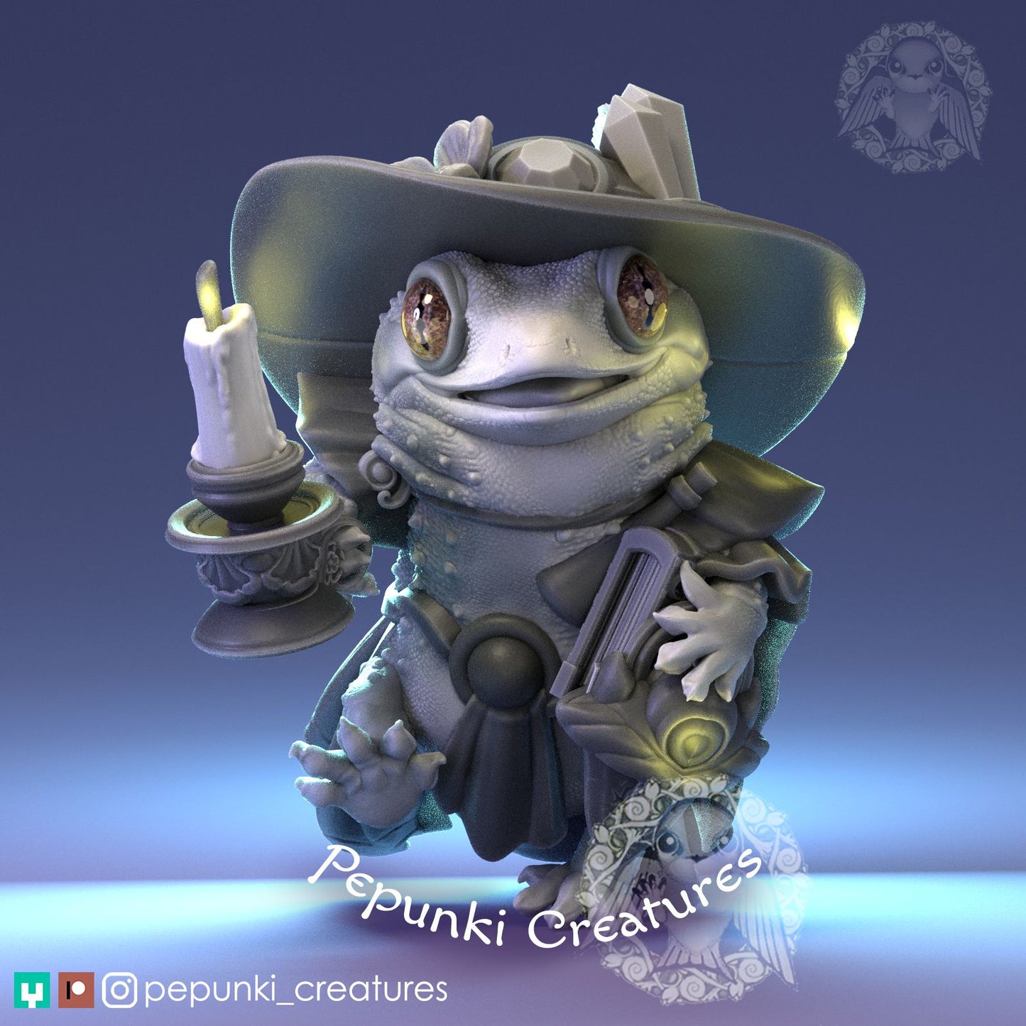 Tokay Gecko Wizard | Pepunki Creatures