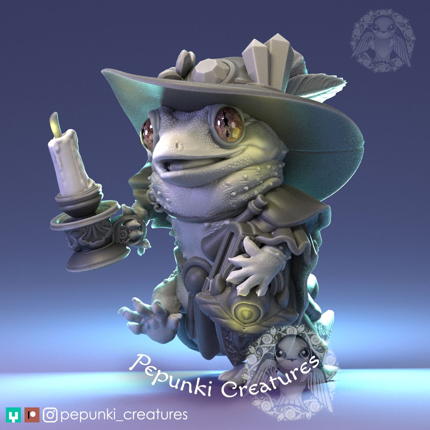 Tokay Gecko Wizard | Pepunki Creatures