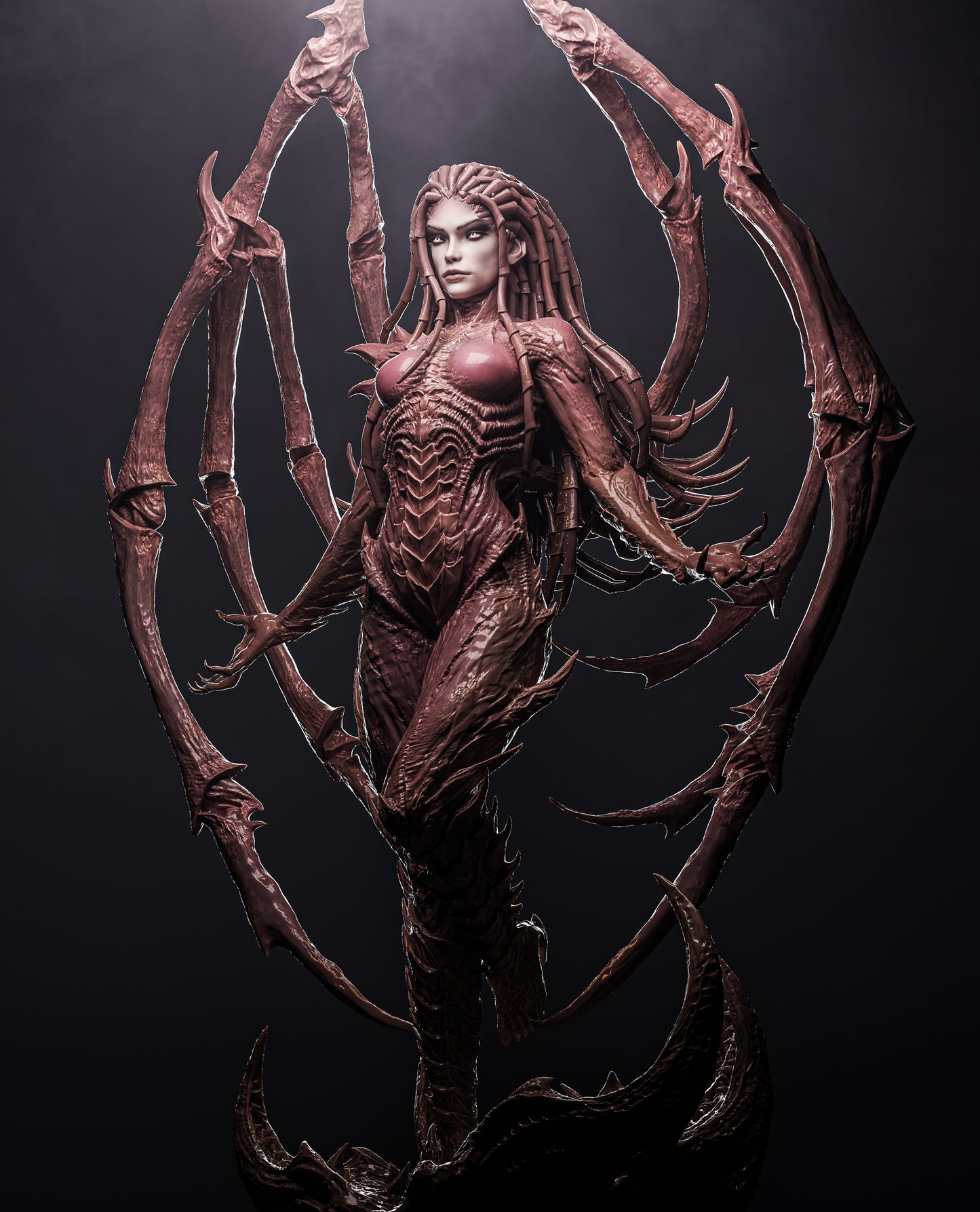 1:12 Alien Hive Queen | 3D Printed Resin Garage Kit Figure | CA 3D Studios