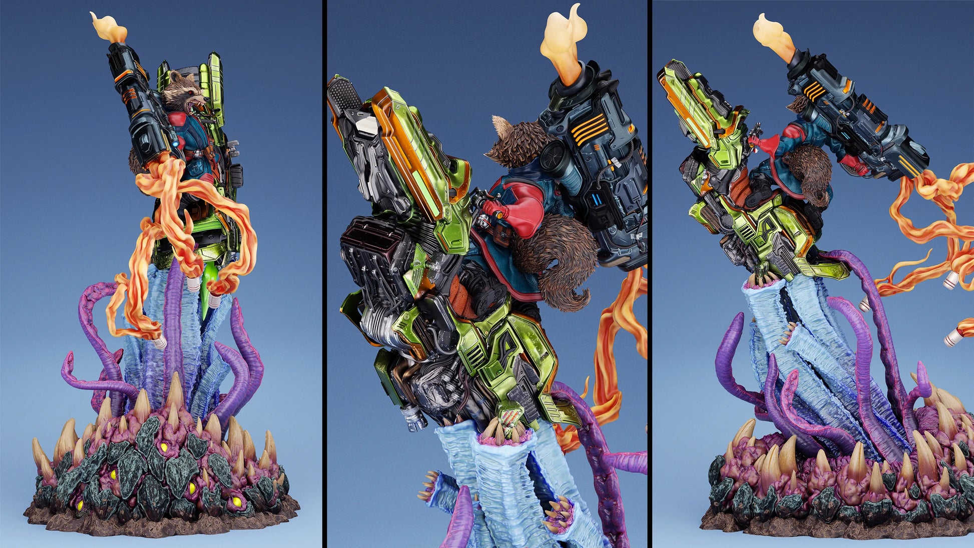 1:12 Trigger-Happy Galactic Mercenary | 3D Printed Resin Garage Kit Figure | CA 3D Studios - Tattles Told 3D