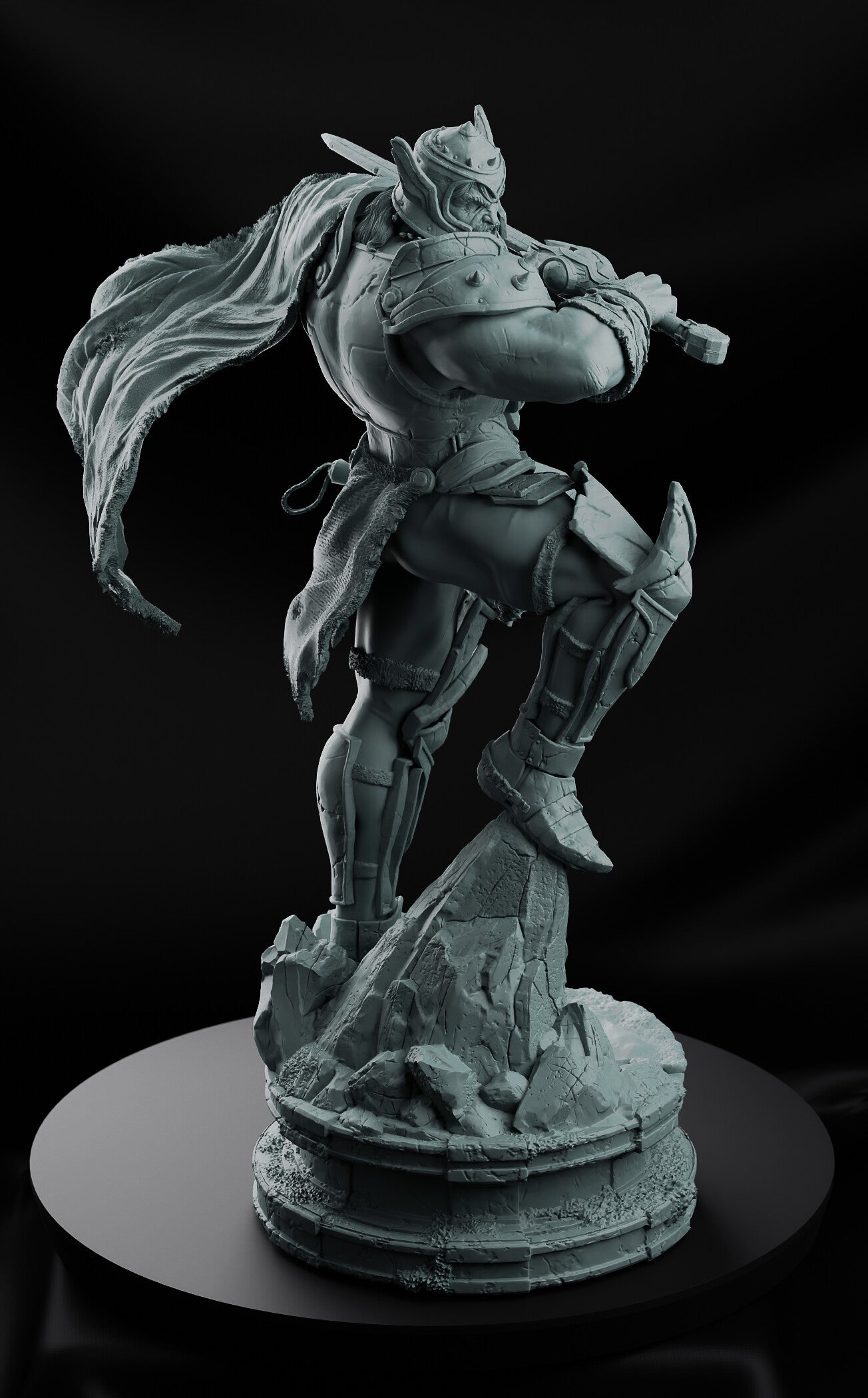 1:12 Lightning-Wielding Ruler | 3D Printed Resin Garage Kit Figure | CA 3D Studios