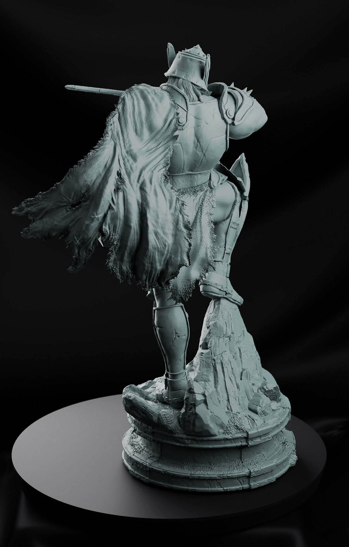 1:12 Lightning-Wielding Ruler | 3D Printed Resin Garage Kit Figure | CA 3D Studios