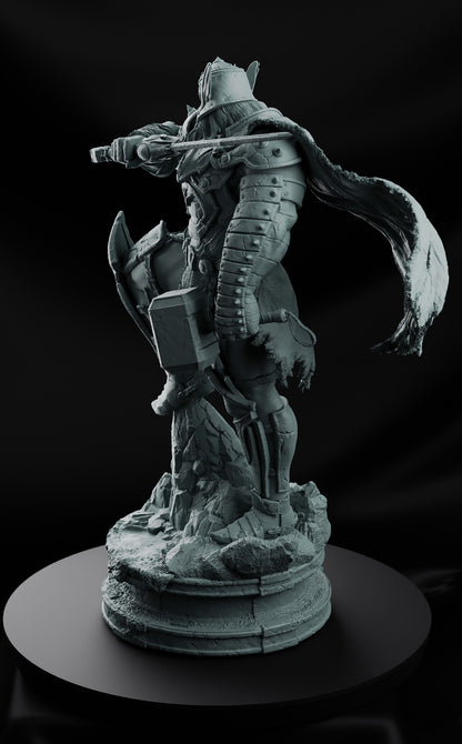 1:12 Lightning-Wielding Ruler | 3D Printed Resin Garage Kit Figure | CA 3D Studios