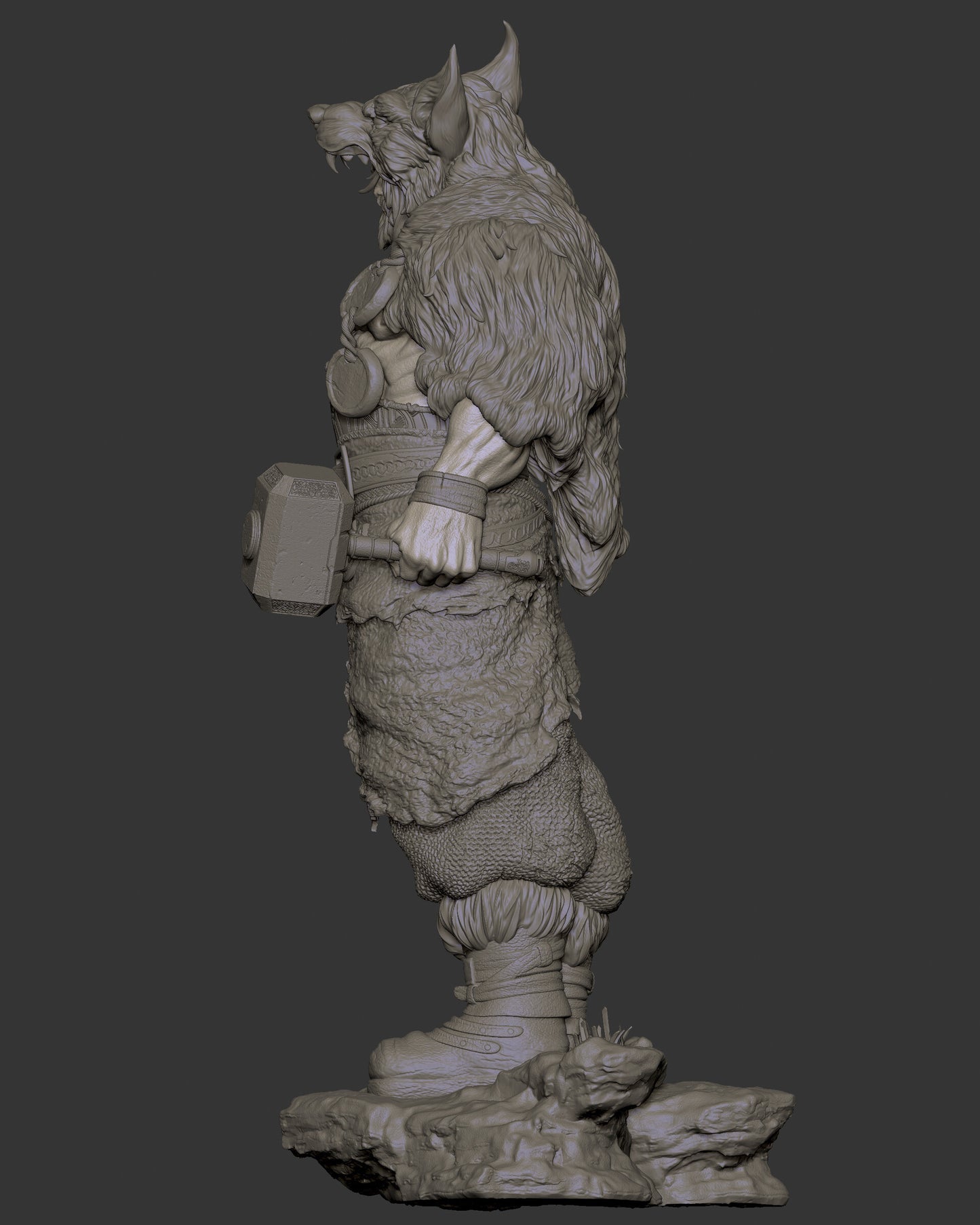 1:12 God of Thunder, Thor | 3D Printed Resin Garage Kit Figure | CA 3D Studios