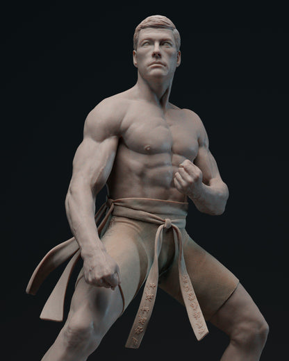 1:12 Underground Tournament Fighter | 3D Printed Resin Garage Kit Figure | CA 3D Studios