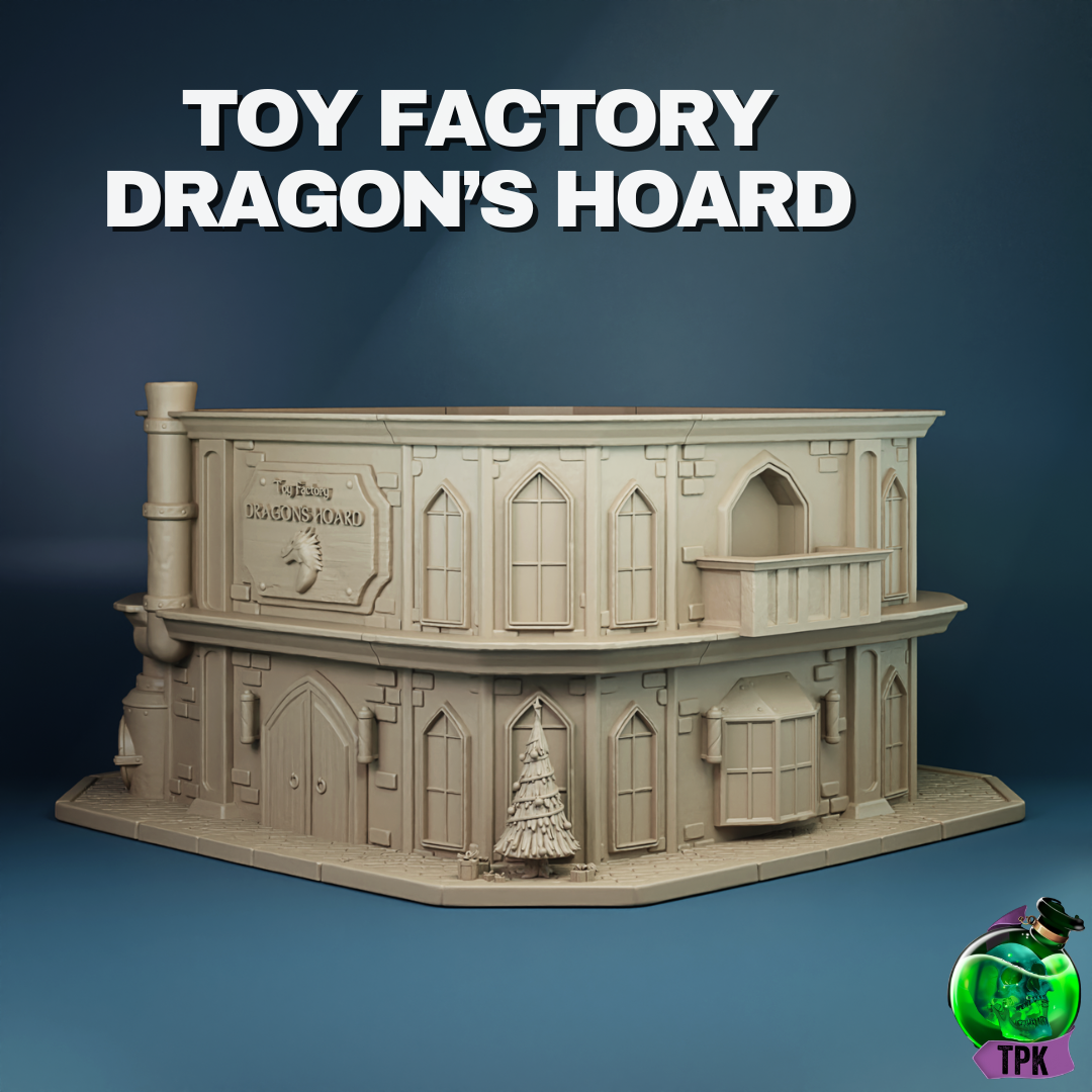 Toy Factory Terrain | Tabletop Gaming Mini | TPKLab - Tattles Told 3D