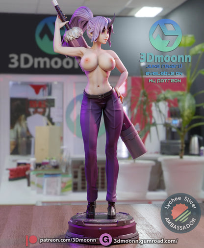 1:12 Number One Secretary | Anime Resin Garage Kit | 3Dmoonn