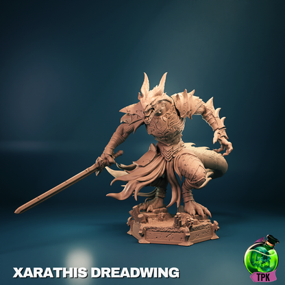 Xarathis Dreadwing | Tabletop Gaming Mini or Display Figure | TPKLab