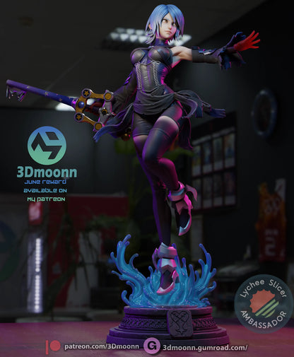 1:12 Water and Shadow | Anime Resin Garage Kit | 3Dmoonn