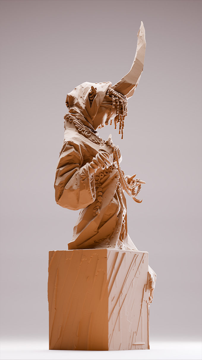 The Healer, The Infernal Summoning | Resin Garage Kit Pin Up Figure Statue | Blackthorn Miniatures