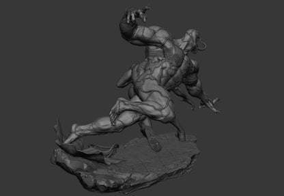 1:12 Super Powered 1v1 | 3D Printed Resin Garage Kit Figure | CA 3D Studios