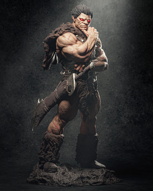 1:12 Brutal Demon Warrior | 3D Printed Resin Garage Kit Figure | CA 3D Studios