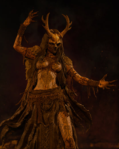 1:12 Norse Witch | 3D Print Resin Garage Kit Figure | CA 3D Studios