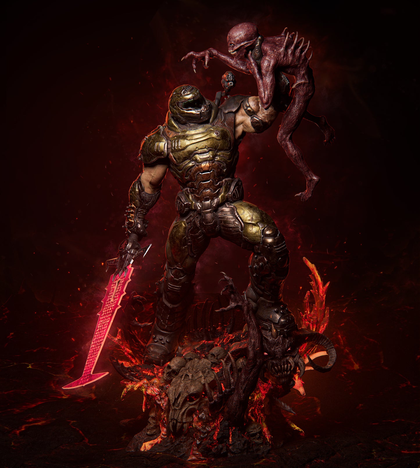 1:12 Hell Slayer | 3D Printed Resin Garage Kit Figure | CA 3D Studios