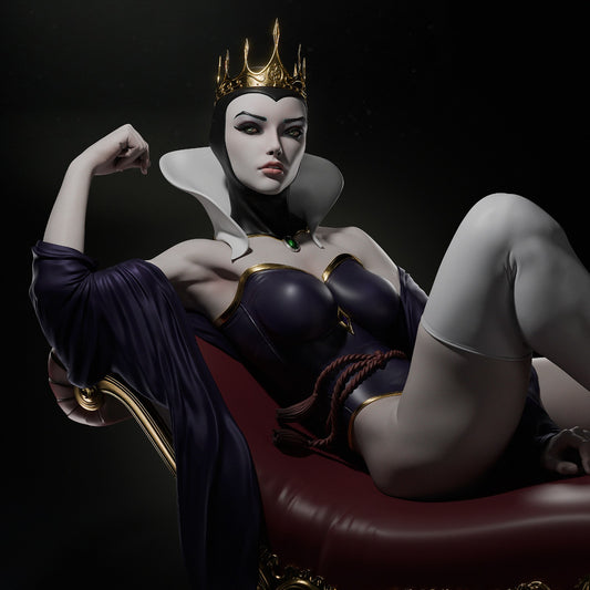 1:12 Evil Queen | 3D Printed Resin Garage Kit Figure | CA 3D Studios