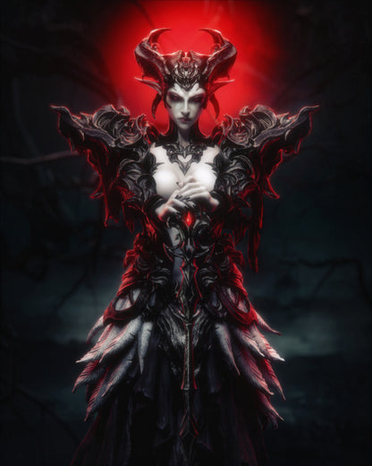 1:12 La Gran Matriarca del Inframundo | Figura en kit de resina impresa en 3D | CA 3D Studios