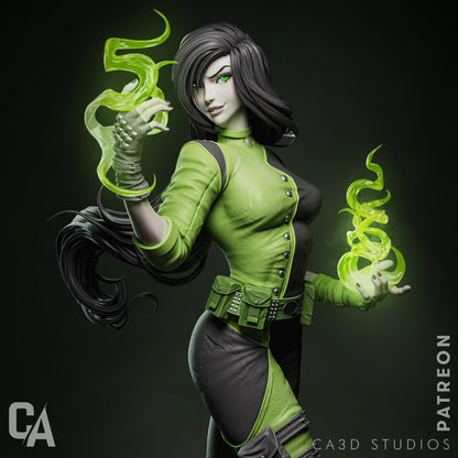 1:12 Green Energy Villain | 3D Printed Resin Garage Kit Figure | CA 3D Studios
