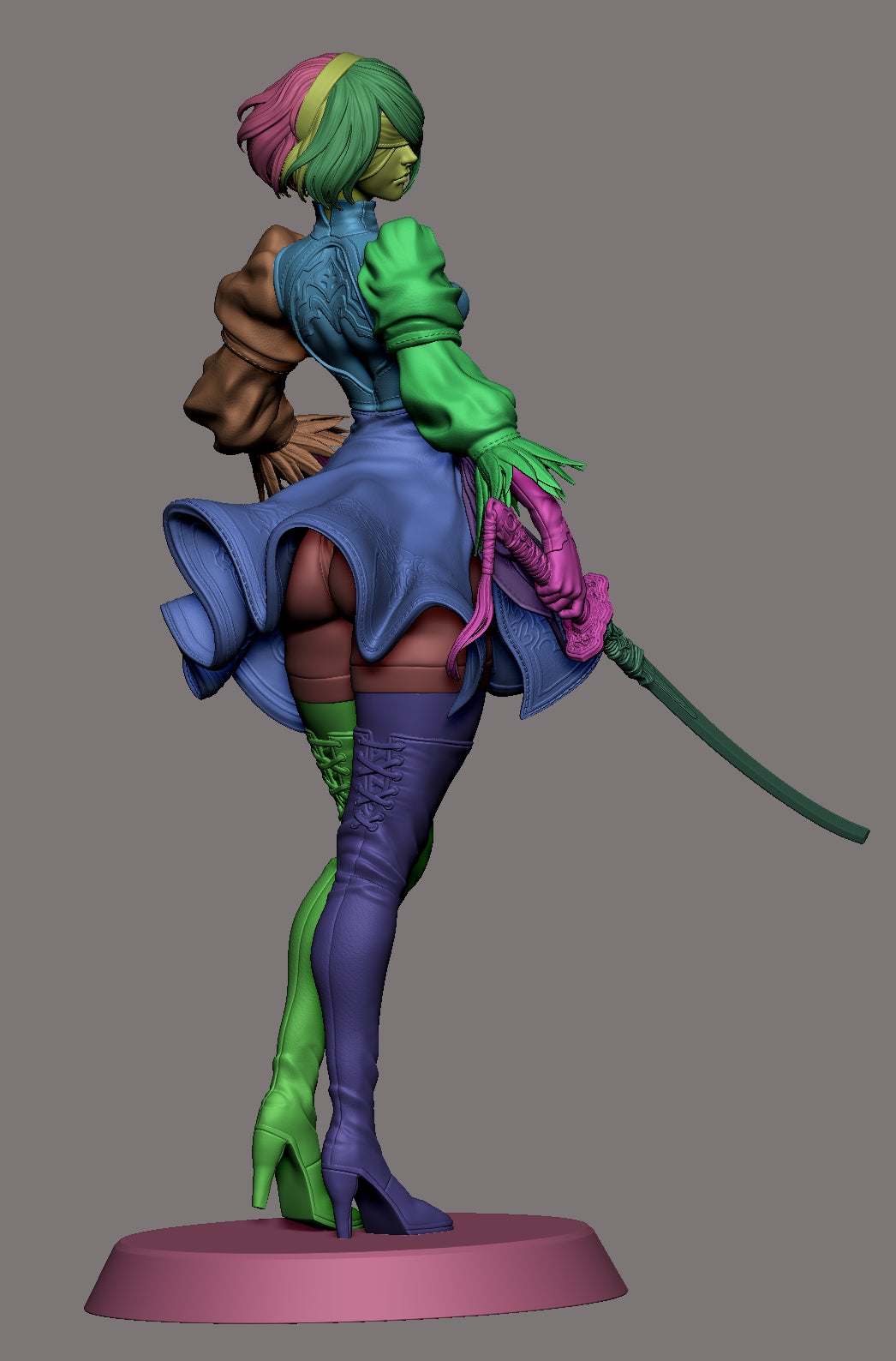 1:12 Soldier Android | Resin Garage Kit Figure Game Fan Art | CA 3D Studios