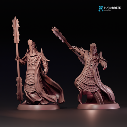 Detailed image of The Nightmare tabletop gaming miniature by Tattles Told 3D, featuring a dark, menacing figure with intricate armor.
