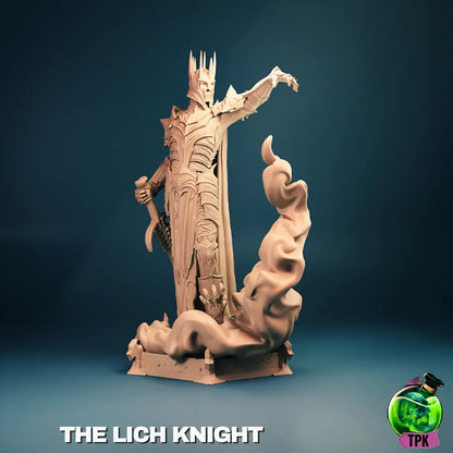 Necromancer Lich Knight | Tabletop Gaming Mini or Display Figure | TPKLab - Tattles Told 3D