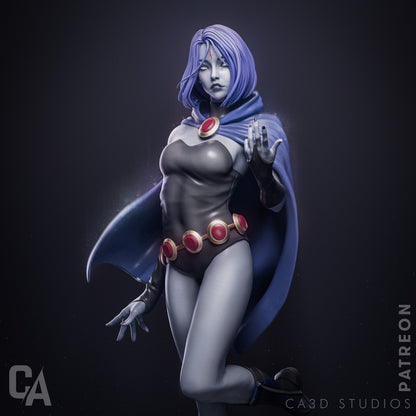 1:12 Shadow Sorceress | 3D Printed Resin Garage Kit Figure | CA 3D Studios