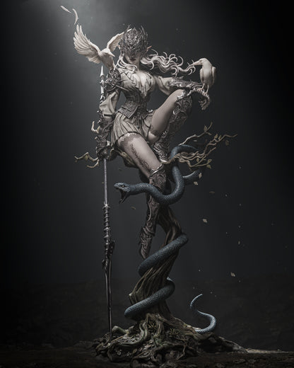 1:12 Lenora Queen of Crows | 3D Printed Resin Garage Kit Figure | CA 3D Studios