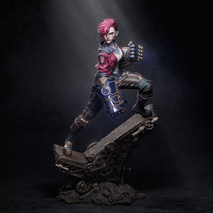 1:12 Rebellious Power Brawler | 3D Printed Resin Garage Kit Figure | CA 3D Studios
